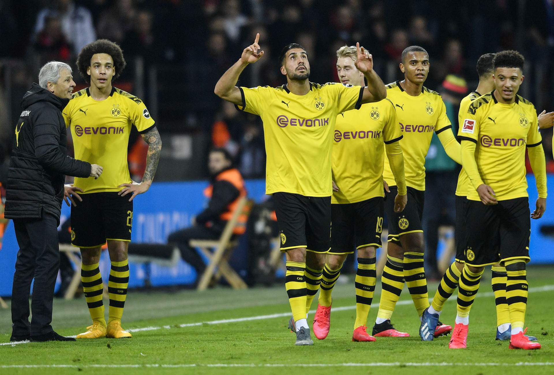  Bundesliga 21. kolo derbi kola Bajer Leverkuzen Borusija Dortmund 4:3 golčina Emre Džan 
