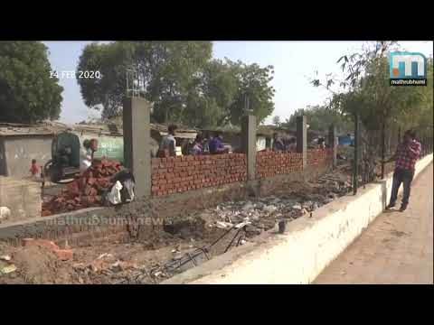  Indija: Izgrađen zid pred posetu Trampa 