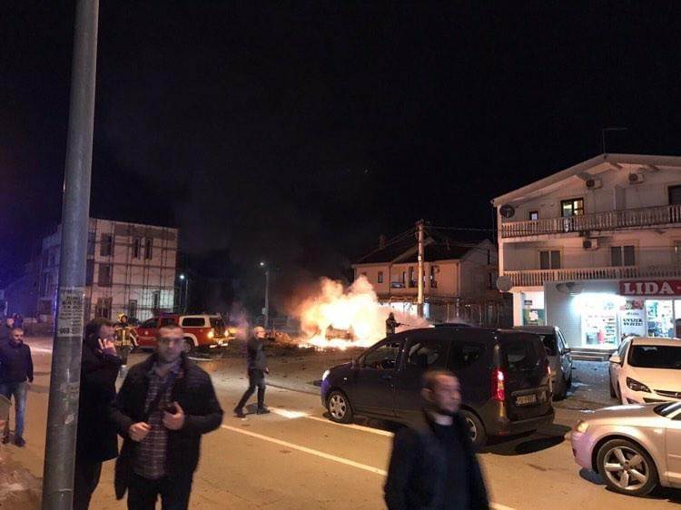  Eksplozija u Podgorici raznet automobil 