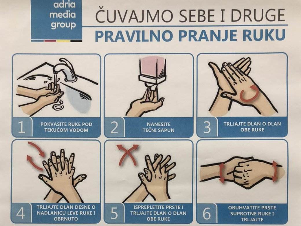  Korona virus u Srbiji uputstvo za pranje ruku 