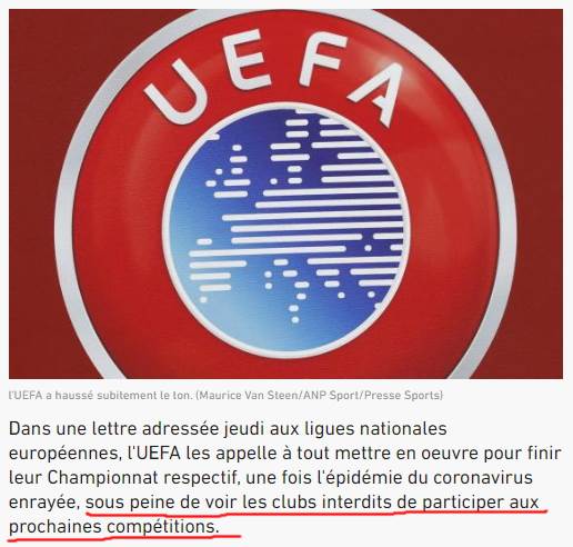  UEFA izbacuje iz Lige šampiona i Lige Evrope 2020/21: Završite Superligu Srbije 