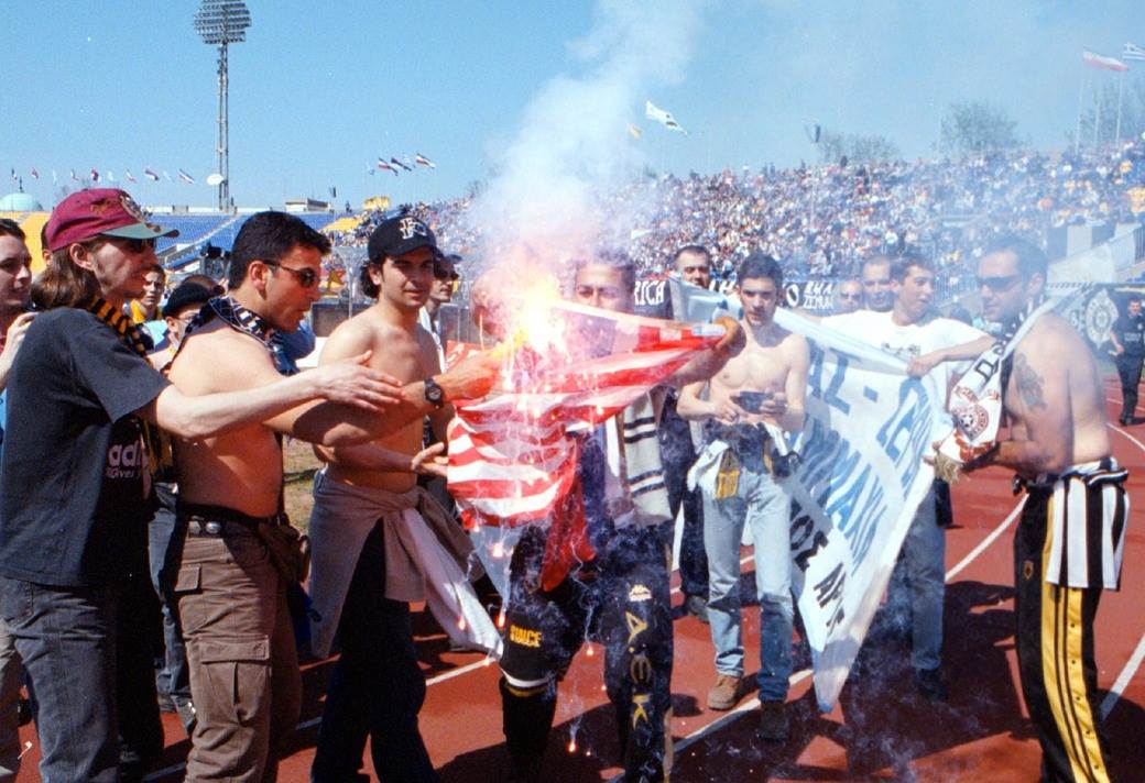  Partizan - AEK 7. april 1999. godine prijateljska utakmica za vreme bombardovanja 