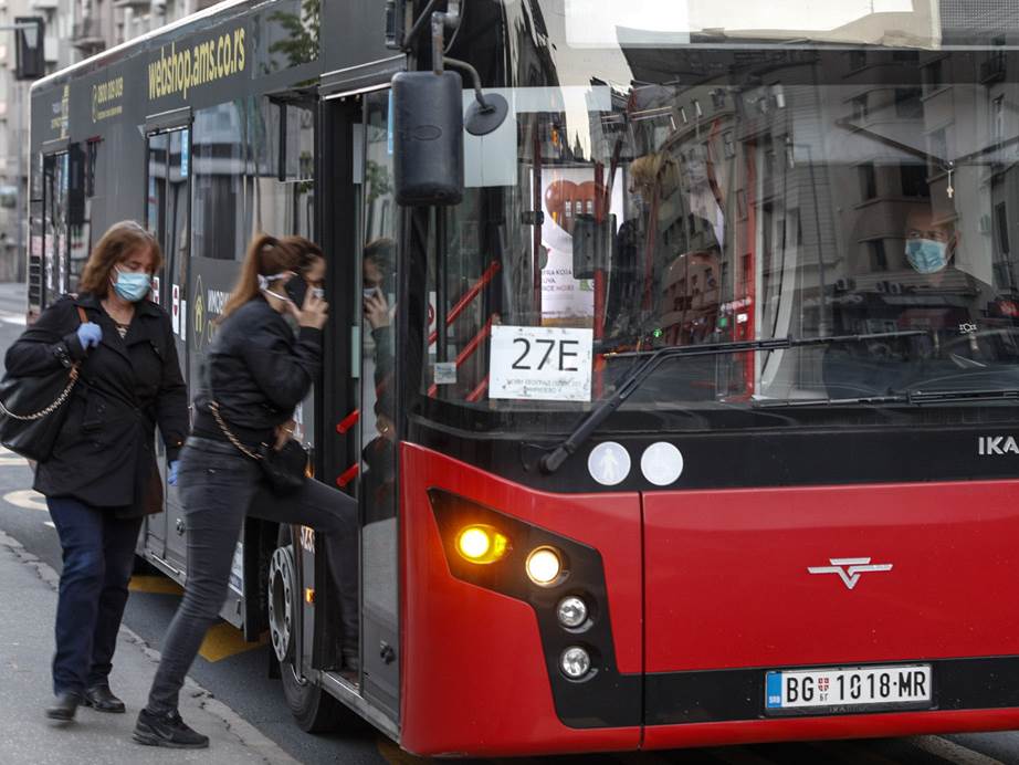  Beograd - Prevoz maske - kazne  - GSP - Mere -  Krizni štab 