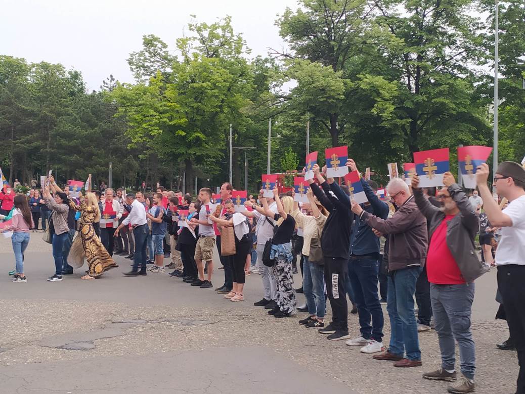  protest podrške uhapšenom episkopu joanikiju u Crnoj Gori 