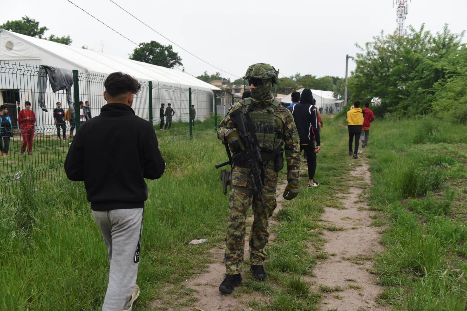  Vojska Srbije-Šid-migranti 