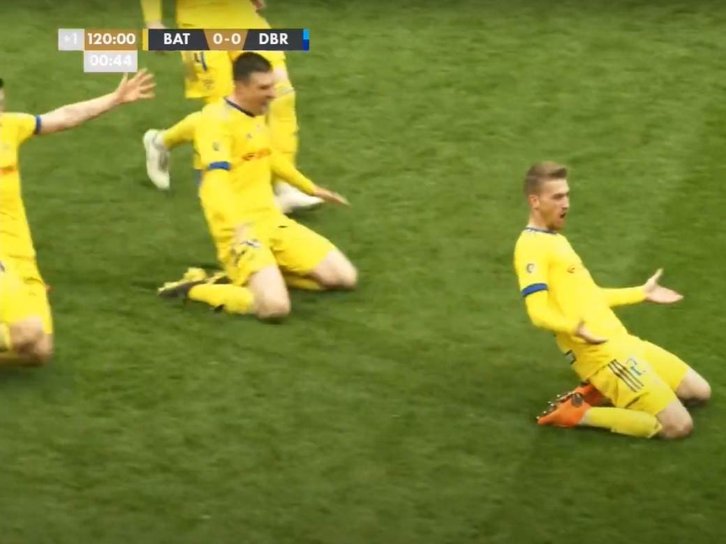  Finale Kupa Belorusije: BATE Borisov - Brest 1:0, gol u 121. minutu VIDEO 