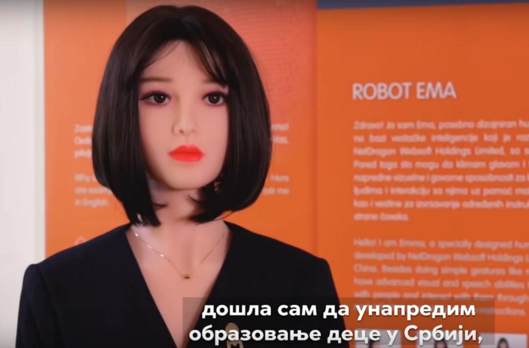  Srpska napredna stranka SNS izborni spot robot Ema Aleksandar Vučić 