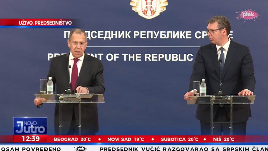  Kosovo Aleksandar Vučić pomoć Rusije Sergej Lavrov 