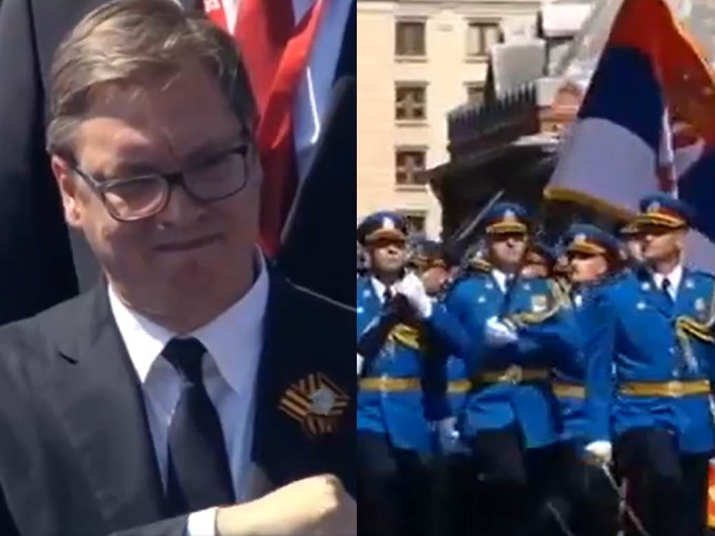 Aleksandar Vučić-vojna parada-Moskva 