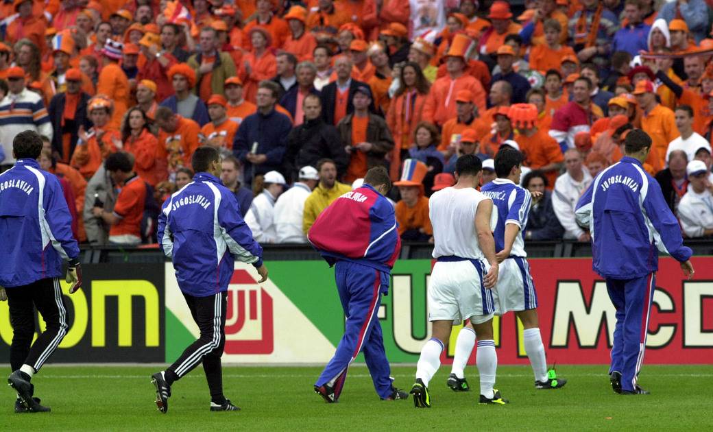  20 godina od poslednjeg meča Srbije na Evropsko prvenstvo: Jugoslavija - Holandija 1:6 