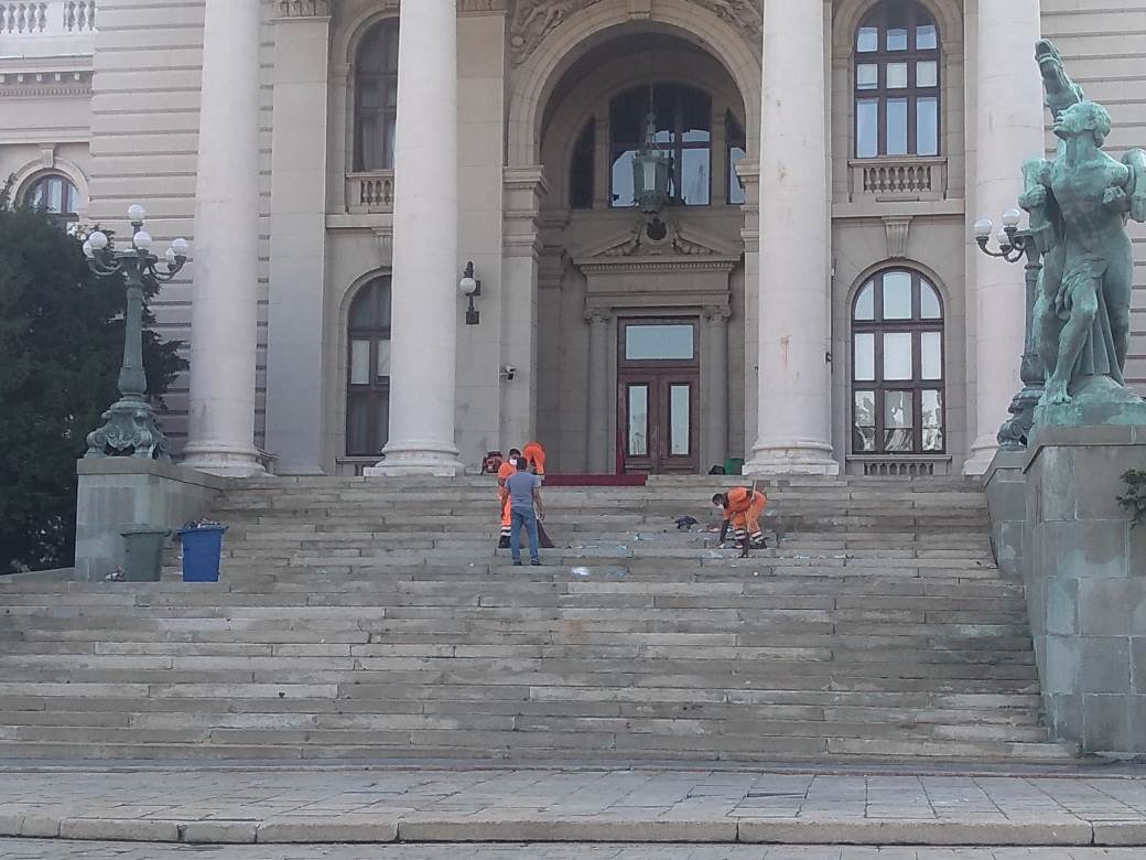  Beograd protesti korona virus policijski čas dan posle kako izgleda foto video 