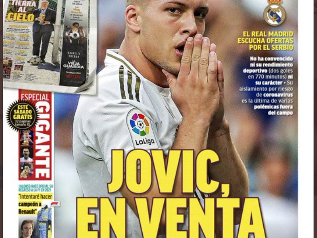  Luka Jović Real Madrid hoće da ga proda 