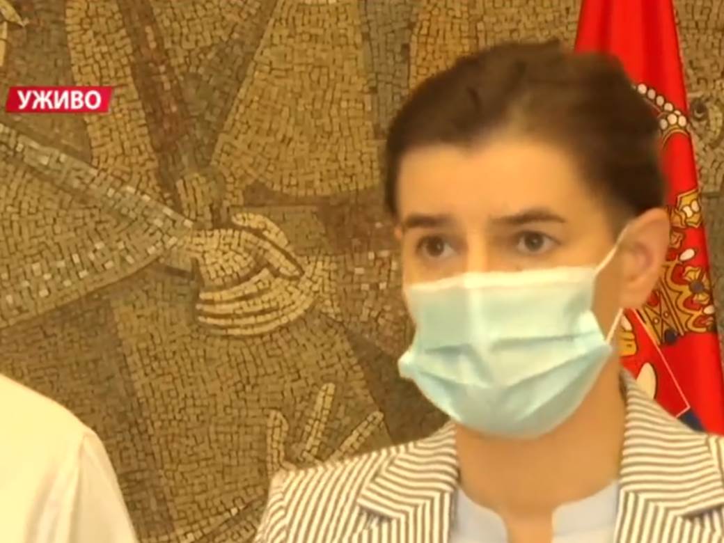  Ana Brnabić Korona virus  Mere Maske Beograd video 