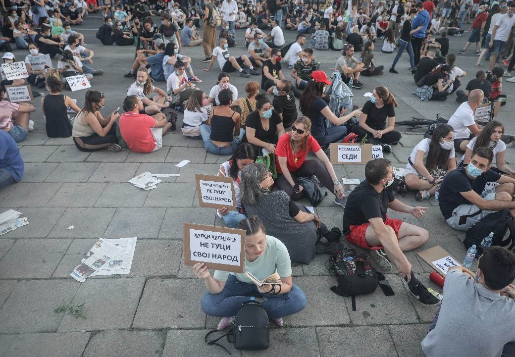  Protesti u Beograd treći dan najnovije vesti 