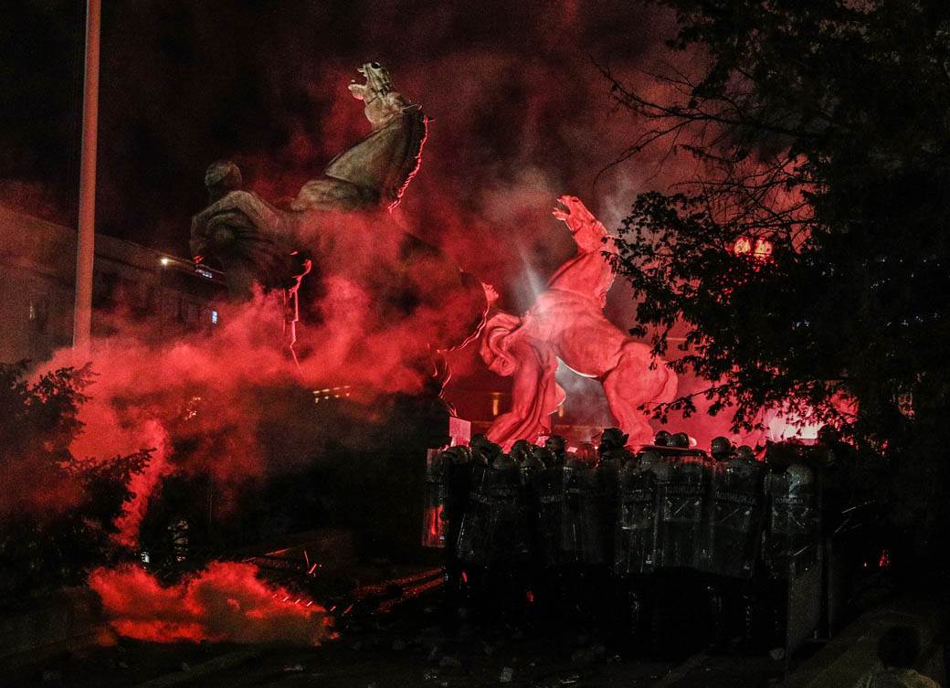  Vesić protesti Beograd demonstranti krivične prijave šteta nasilje foto 