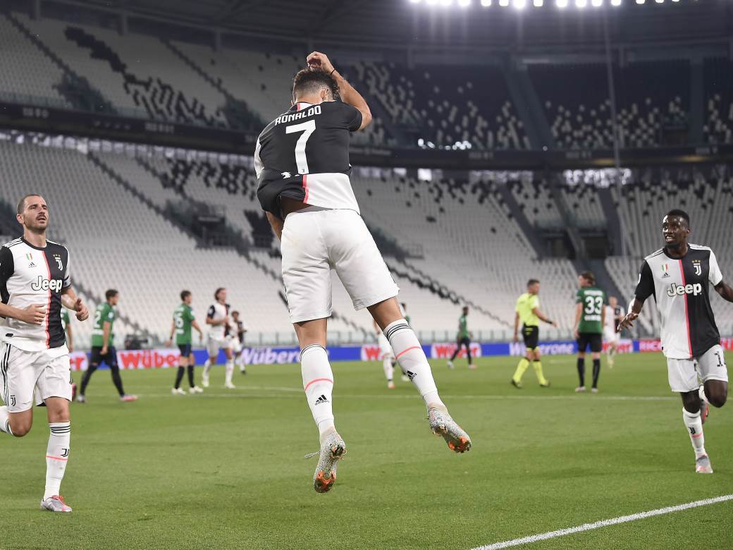  Serija A Juventus Atalanta 2 2 dva penala Kristijano Ronaldo golovi sa penala šampioni Italije 