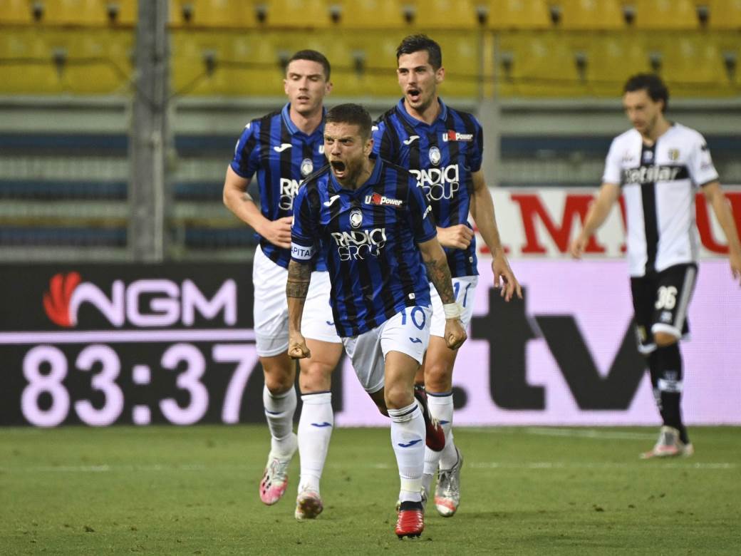  Parma Atalanta 100 golova u sezoni Liga šampiona PSŽ Atalanta četvrtfinale najava 