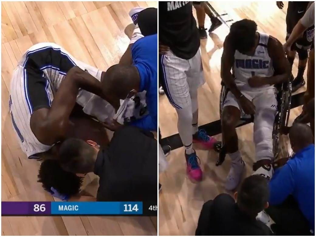  Džonatan Ajzak teška povreda kolena snimak odbio da kleči NBA komentari navijača 