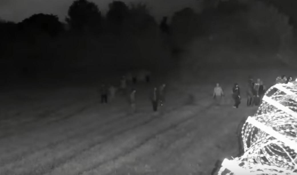  Migranti Horgoš mađarska granica snimci 