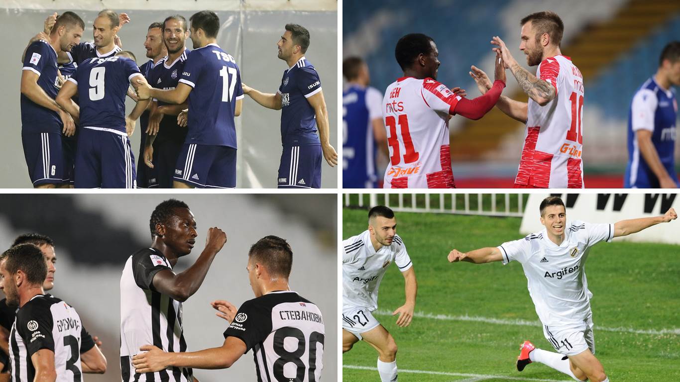  Superliga 10 dana 99 golova srpski fudbal Crvena zvezda Partizan TSC Spartak efikasnost 3,3 gola 