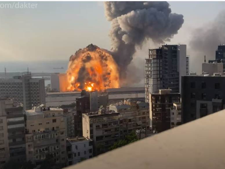  liban usporeni snimak eksplozija video bejrut 