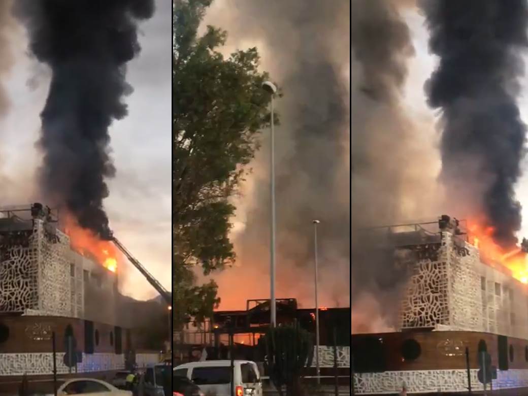  Španija hotel požar video foto 