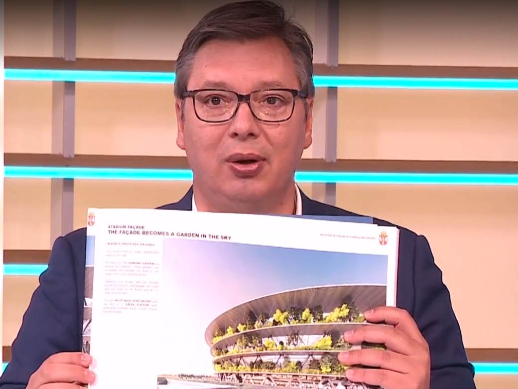  Aleksandar Vučić fudbal nacionalni stadion izgradnja Beograd Surčin 