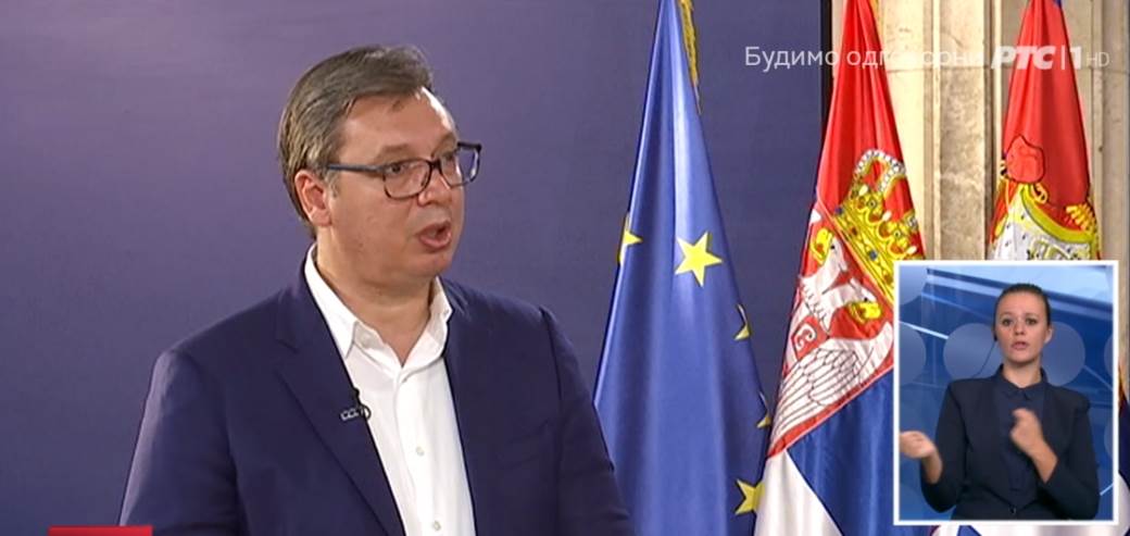  Aleksandar Vučić intervju pred put u Vašington 