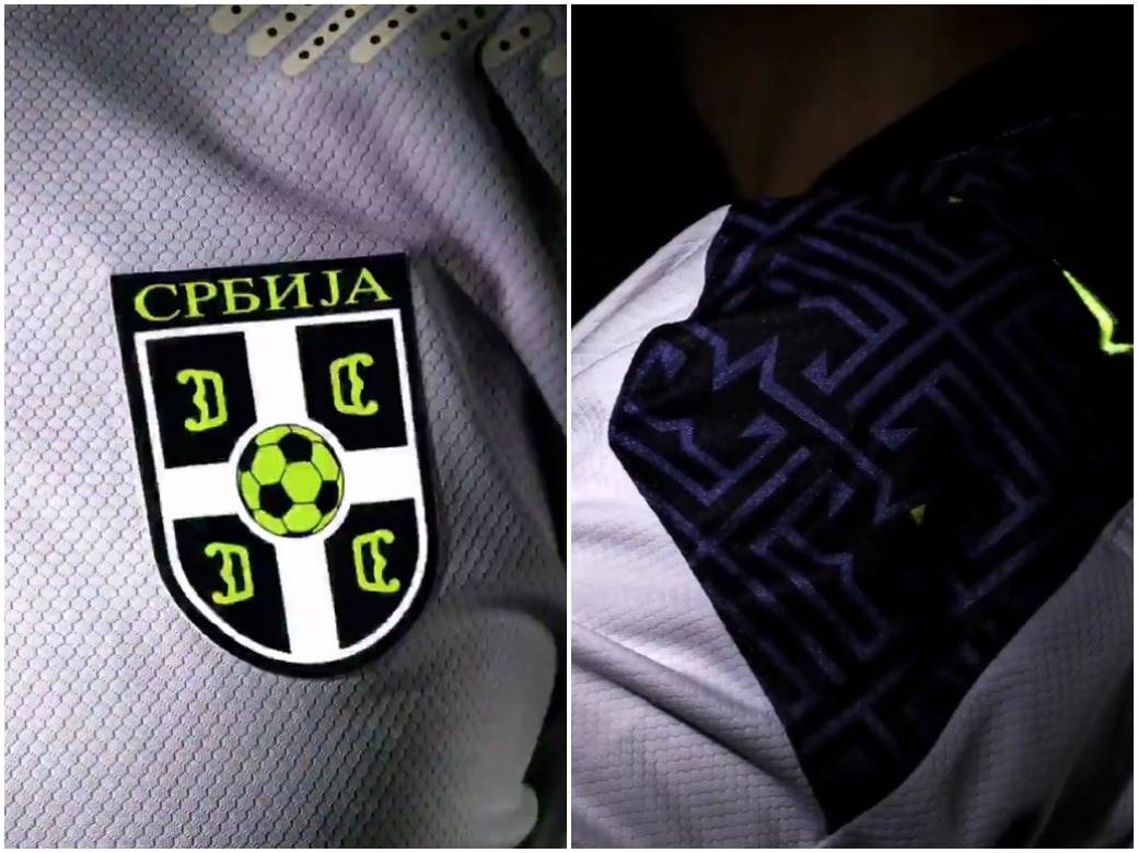  Fudbalska reprezentacija Srbije novi dres gostovanja beli sa žutim detaljima (FOTO) 