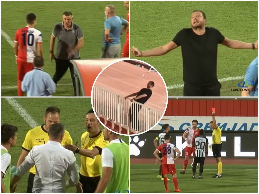  Vojvodina - Partizan haos na utakmici Savo Milošević Nenad Lalatović (VIDEO) 