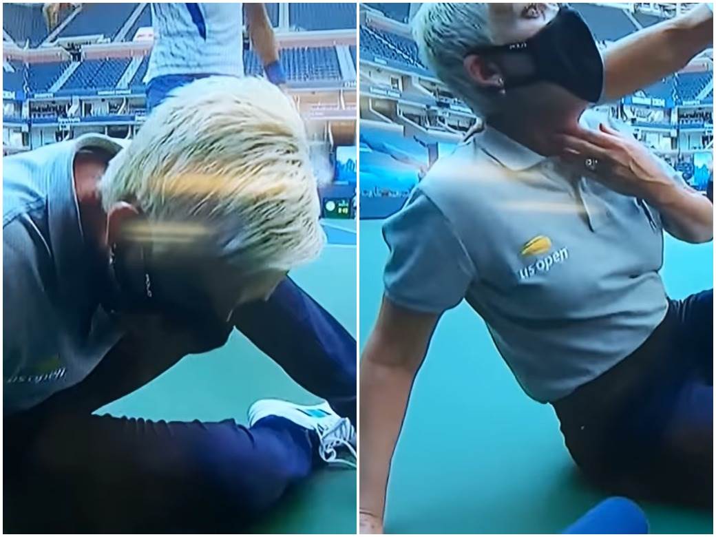 Novak Đoković pogodio ženu lopticom diskvalifikacija US Open snimak (VIDEO) 