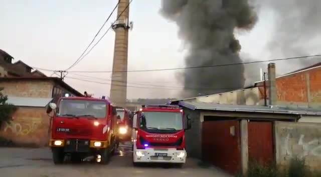  Beograd Palilula požar gust dim video 