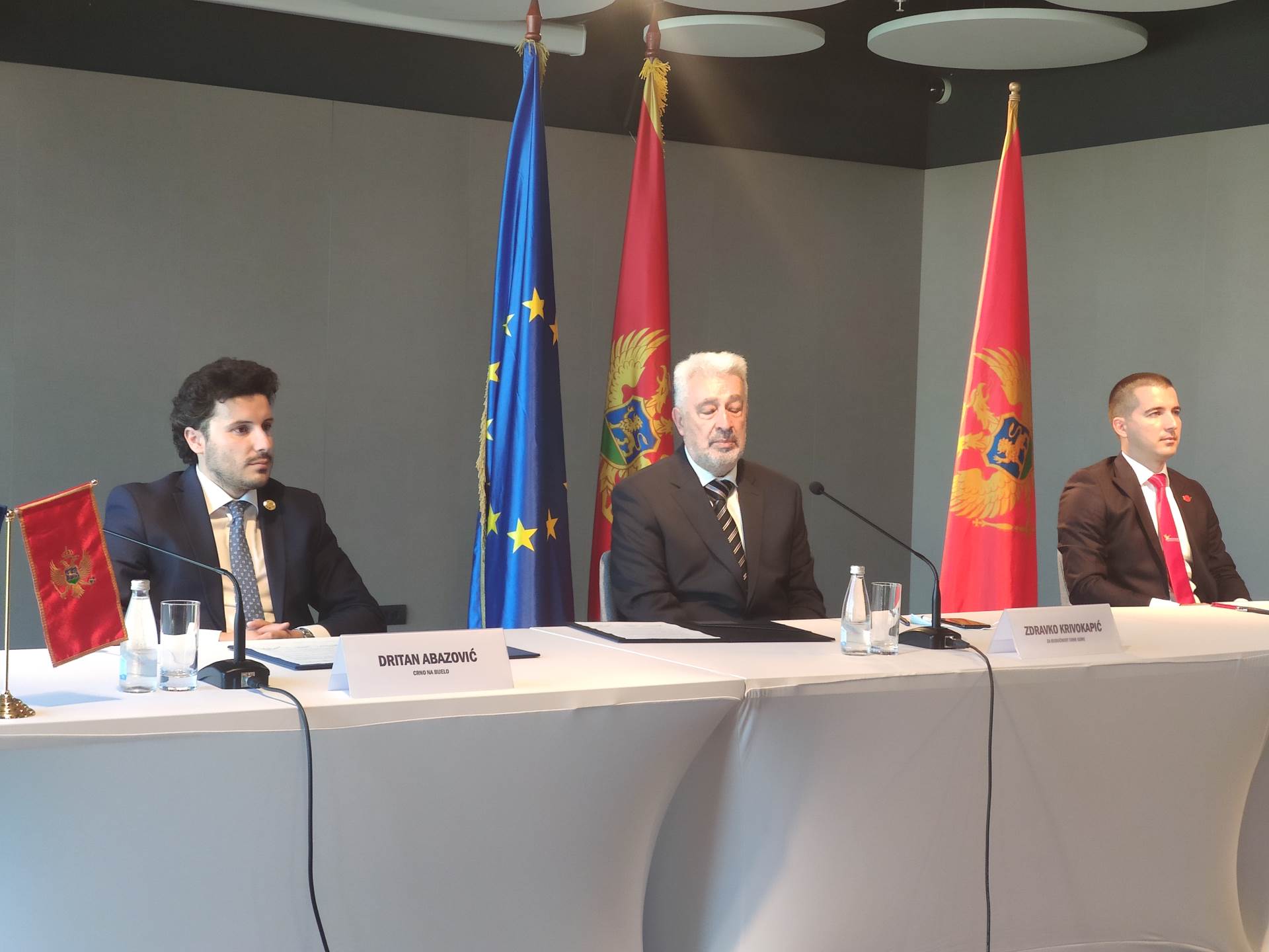  Crna Gora opozicija potpisala sporazum koalicija nova vlada 