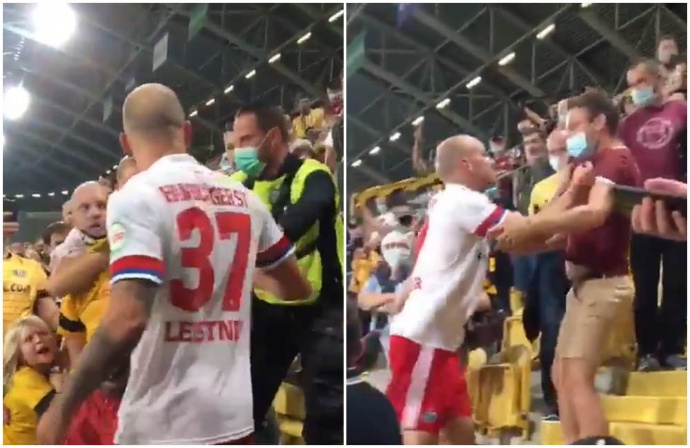  Fudbaler tukao napao navijača u Nemačkoj Toni Lajstrner Hamburg Dinamo Drezden 