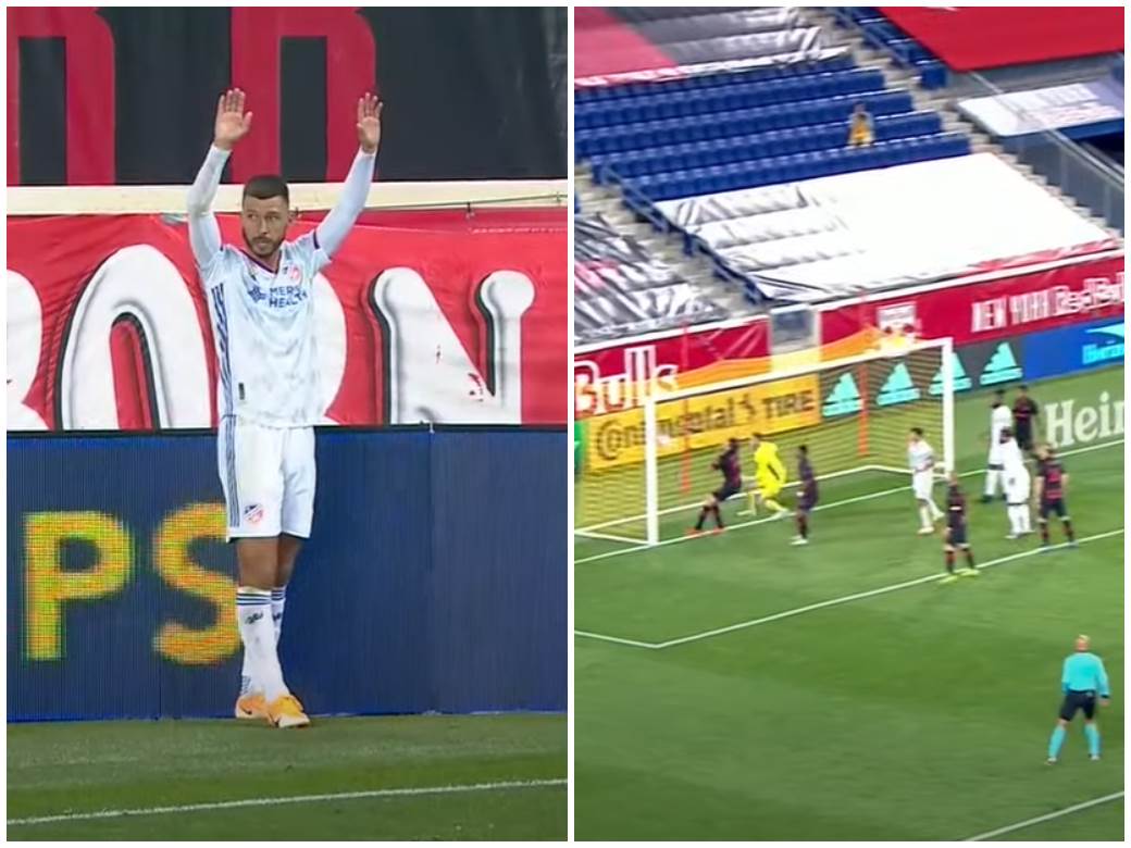  Haris Medunjanin gol iz kornera olimpiko Sinsinati Njujork Red Buls MLS liga Sarajlija šokirao VIDEO 