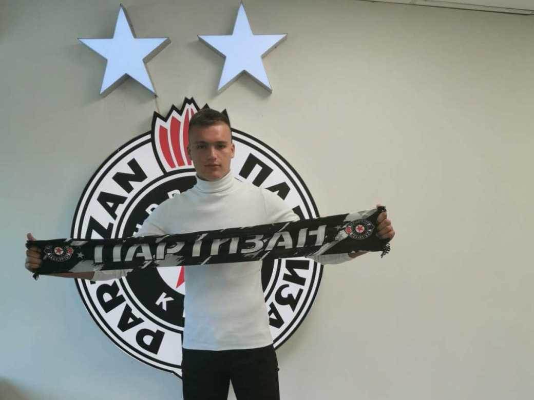  FK Partizan novi potpis napadač 17 godina Marko Milovanović fudbal transferi 