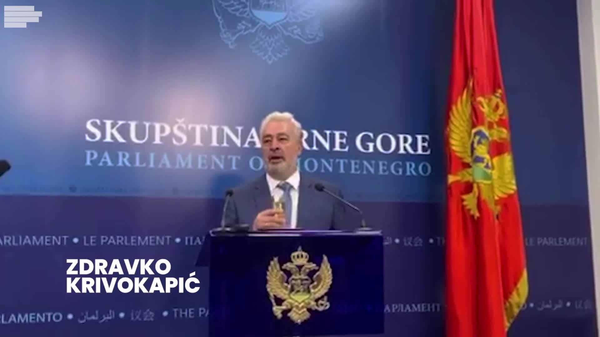  Skupština Crtna Gora konstitutivna sednica Zdravko Krivokapić izjava video 