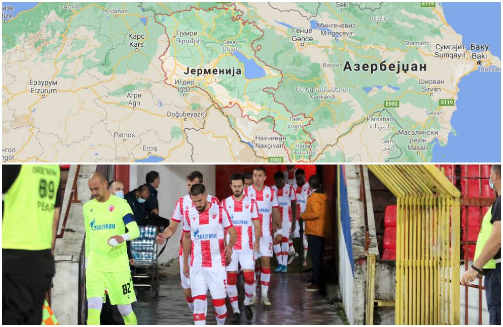  UEFA odgovor o Ararat Crvena zvezda Jermenija ratno stanje odlaganje utakmice pomeranje domaćinstva 