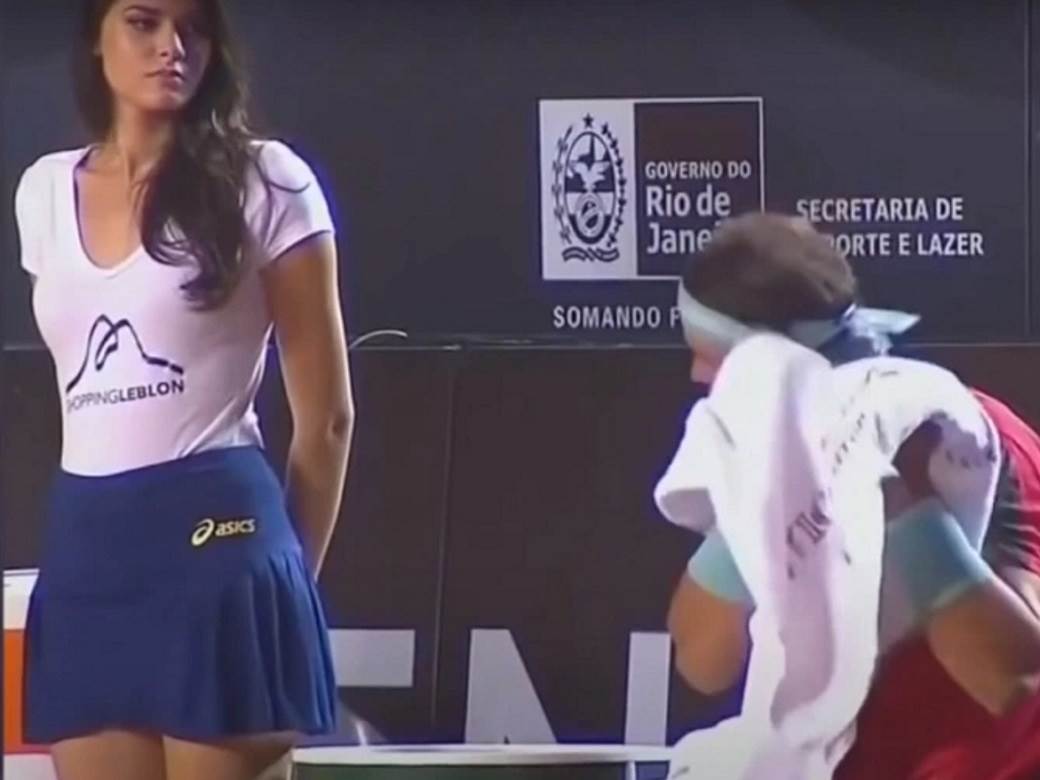  Rafael Nadal 2014 Rio Nadal gleda u sakupljačicu lopti ko je devojka sa snimka VIDEO, FOTO 