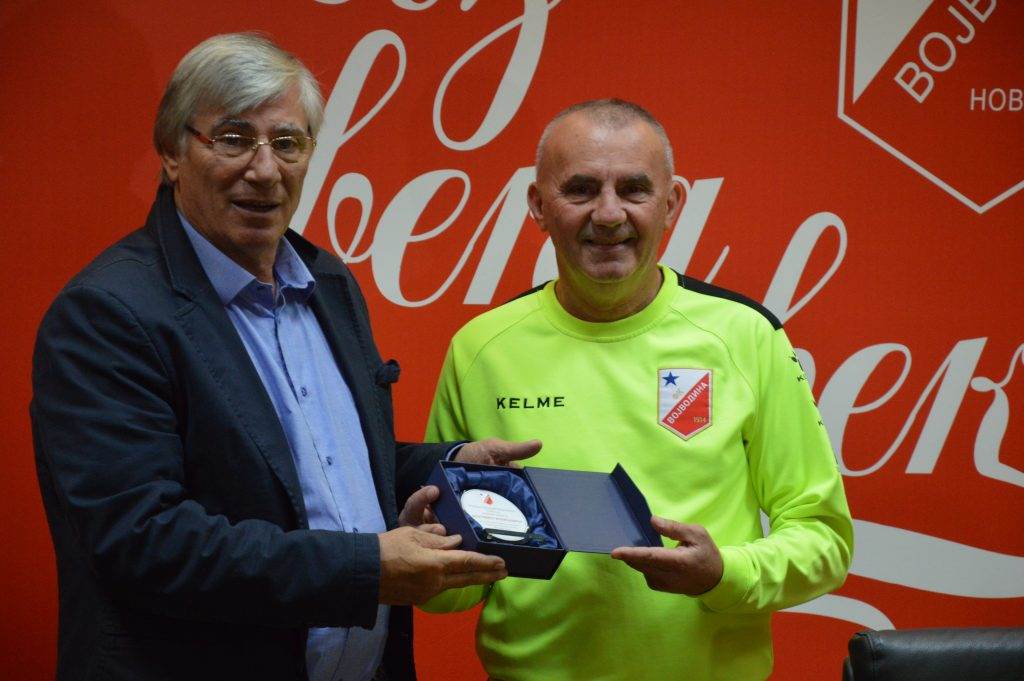  Dragomir Vukićević FK Vojvodina sekretar stručnog štaba jubilej 250 utakmica 