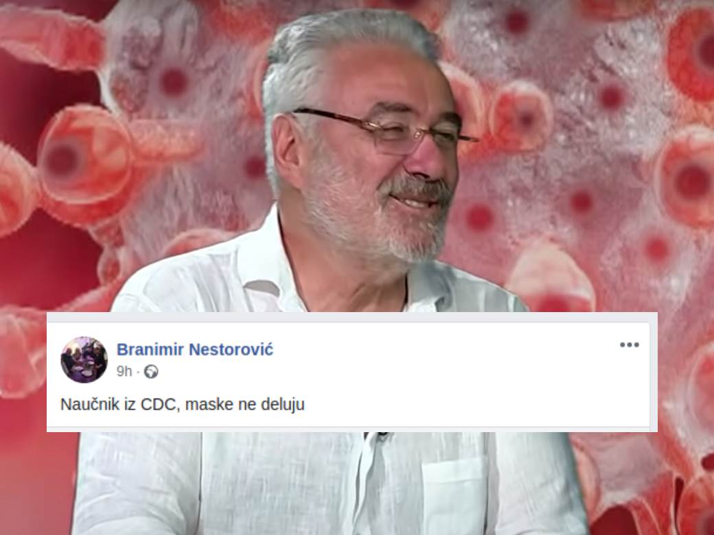  Korona virus Branimir Nestorović nova izjava maske ne deluju šok 
