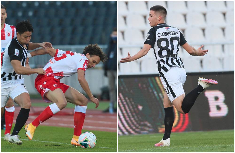  Partizan Zvezda gol Filip Stevanović greška Strahinja Eraković derbi 