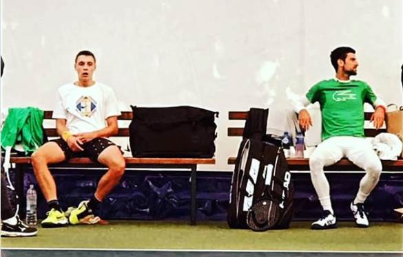 Novak Đoković trening Hamad Međedović Beograd pripreme turnir Beč 