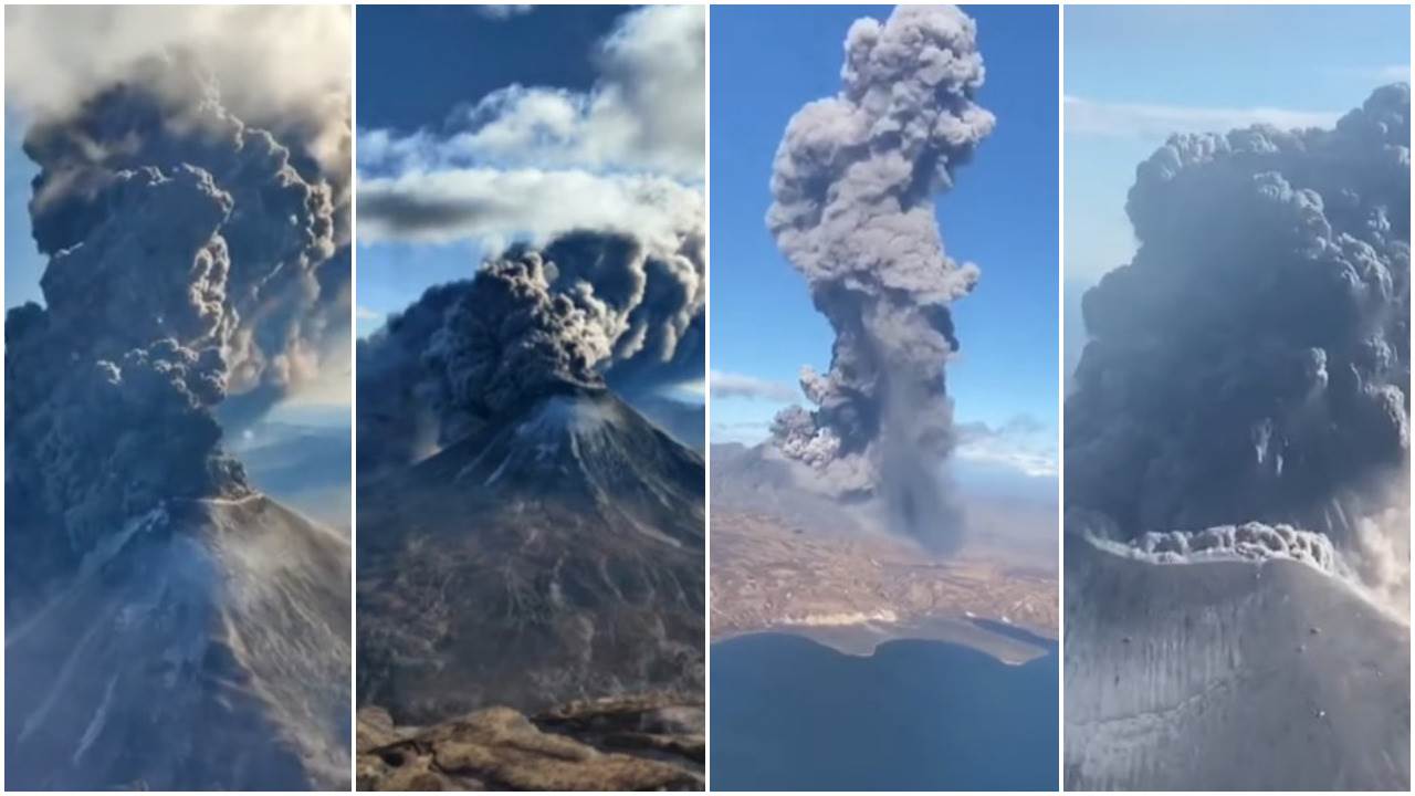  vulkan karimski erupcija kamcatka rusija 