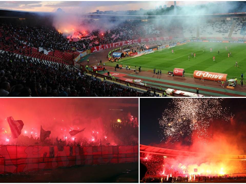  fk crvena zvezda liga evrope navijači protiv slovan liberec publika na stadionu dozvoljena 
