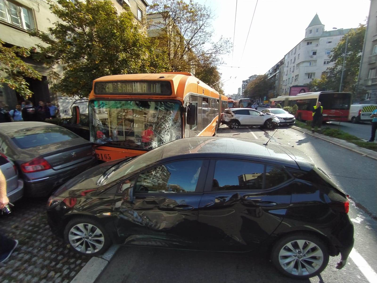  saobracajna nesreca cvijiceva trolejbus svedoci ucesnici automobili 