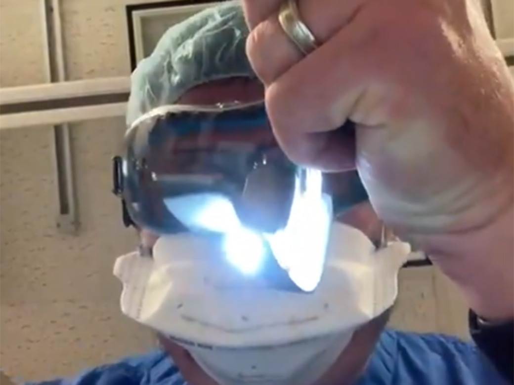  doktor video korona virus twitter nosenje maski 