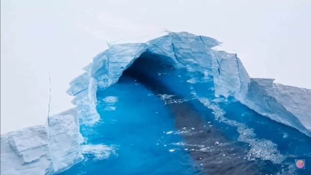  najveca santa leda snimljena video 