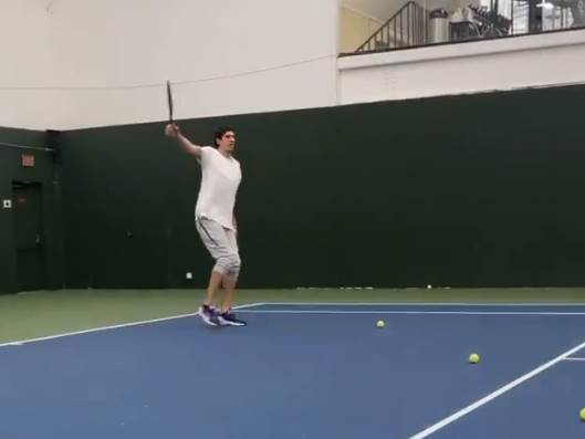  boban marjanović luka doncic video snimak igra tenis kosarka nba tviter  