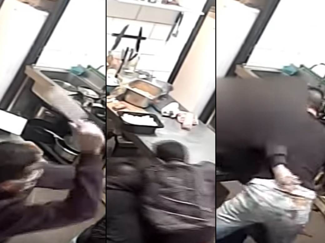  split napad u restoranu satarom i makazama napao radnika uhapsen napadac 